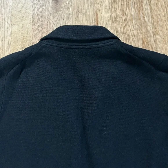J.CREW open front sweater blazer black relaxed fit office work size L - Picture 10 of 11